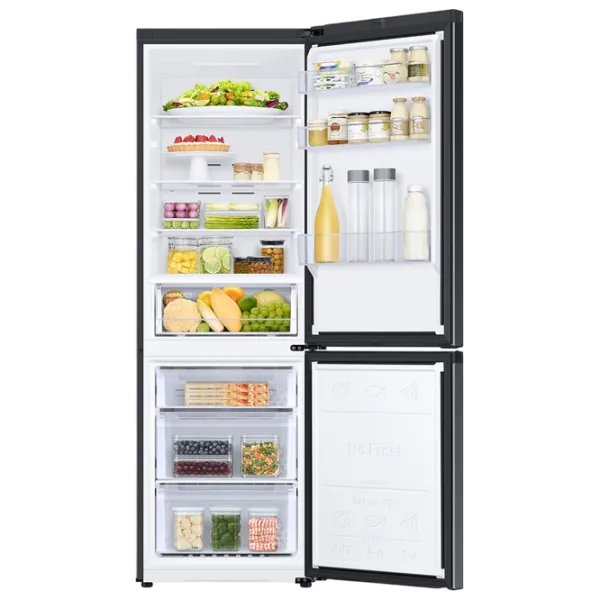 Frigider Samsung RB34C600EBN/EF cu congelator jos 344 l / 185.3 cm / Black photo 6