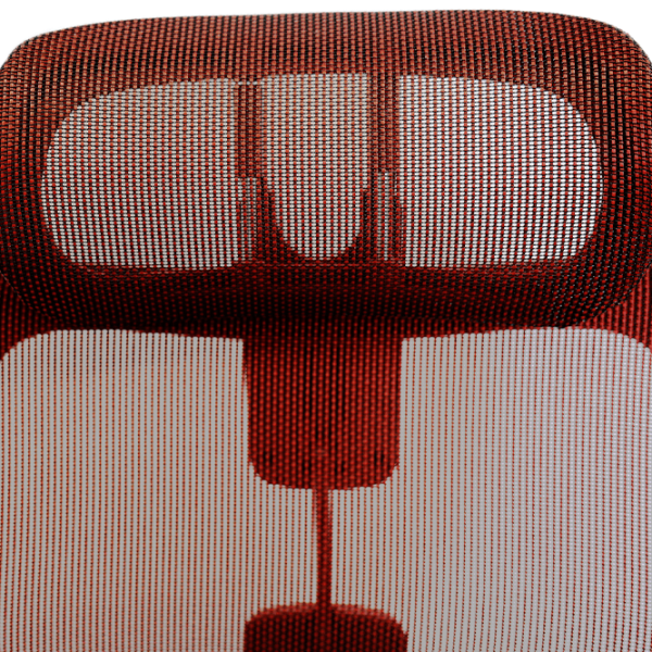 Fotoliu de birou DecoPrim Gomez  Plasă acrilică/ Red  photo 4