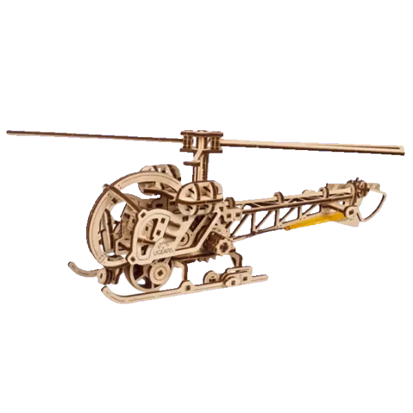 Puzzle Ugears Helicopter 10+/ Numărul de piese: 167 photo 2 Puzzle Ugears Helicopter 10+/ Numărul de piese: 167 photo 2