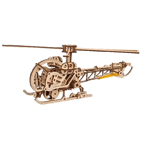 Puzzle Ugears Helicopter 10+/ Numărul de piese: 167 photo 2 Puzzle Ugears Helicopter 10+/ Numărul de piese: 167 photo 2