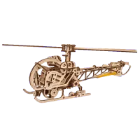 Puzzle Ugears Helicopter 10+/ Numărul de piese: 167 photo 2