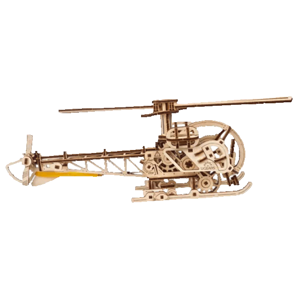 Puzzle Ugears Helicopter 10+/ Numărul de piese: 167 photo 4 Puzzle Ugears Helicopter 10+/ Numărul de piese: 167 photo 4