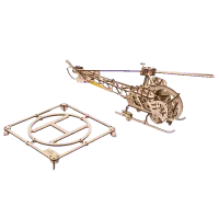 Puzzle Ugears Helicopter 10+/ Numărul de piese: 167 photo 4