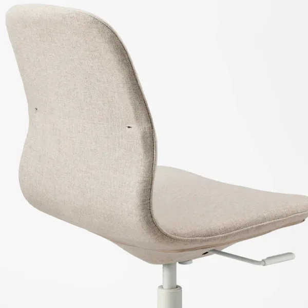 Fotoliu de birou Ikea Langfjall/Gunnared Stofă/ Light Beige White photo 3