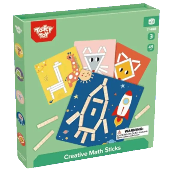 Puzzle Tooky Toy Creative Stick 3+/ Количество деталей: 49 photo 1
