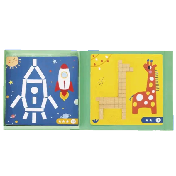 Puzzle Tooky Toy Creative Stick 3+/ Количество деталей: 49 photo 2