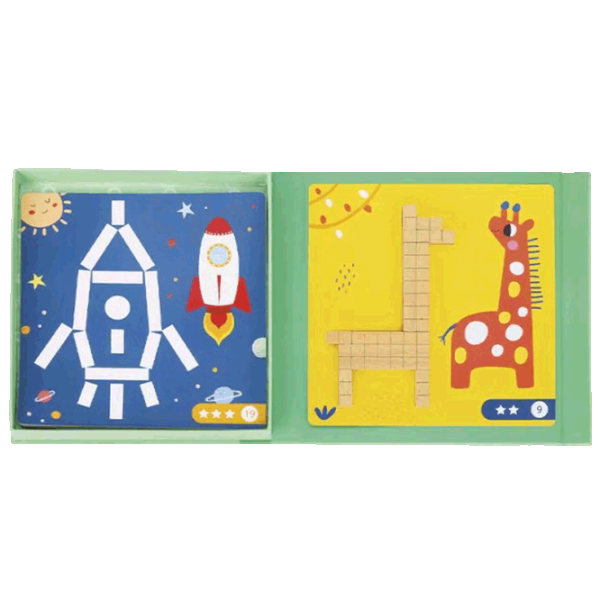 Puzzle Tooky Toy Creative Stick 3+/ Количество деталей: 49 photo 3
