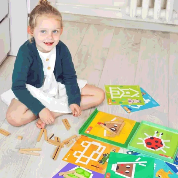 Puzzle Tooky Toy Creative Stick 3+/ Количество деталей: 49 photo 7