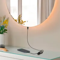 Oglindă de baie Ikea Skejsel Plastic / Rotundă photo 5