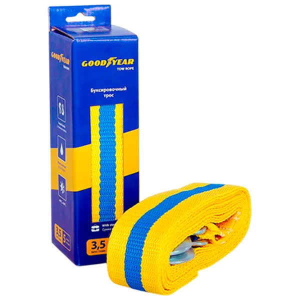 Ремень буксировочный GoodYear 1192156 3 т / 5 м photo 3