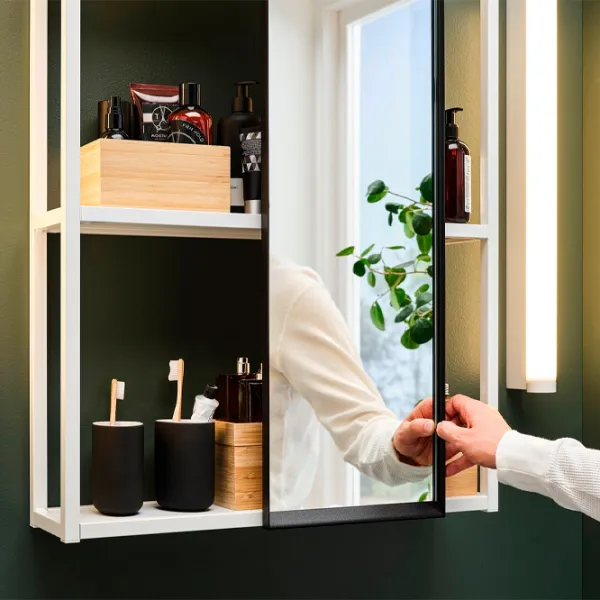 Зеркало для ванной Ikea Enhet Пластик / Прямоугольная photo 2 Зеркало для ванной Ikea Enhet Пластик / Прямоугольная photo 2