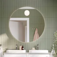 Oglindă de baie Ikea Faxalven Plastic / Rotundă photo 2