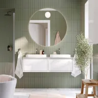Oglindă de baie Ikea Faxalven Plastic / Rotundă photo 4