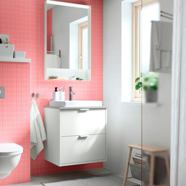 Зеркало для ванной Ikea Faxalven Сталь / Прямоугольная photo 2 Зеркало для ванной Ikea Faxalven Сталь / Прямоугольная photo 2
