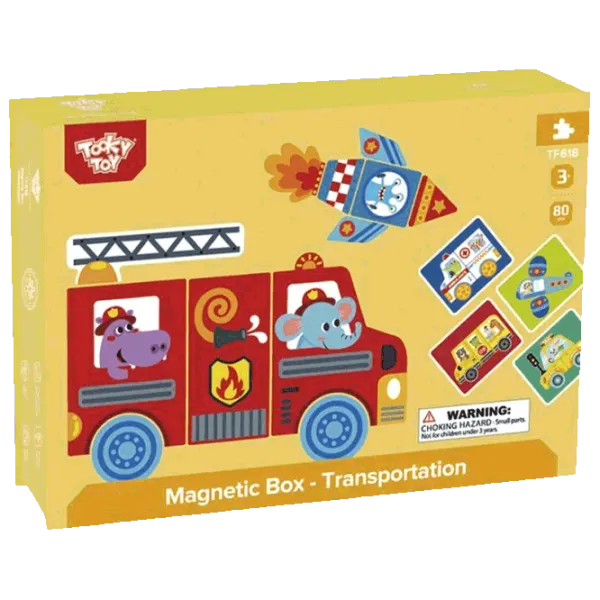 Puzzle Tooky Toy Vehicle 3+/ Количество деталей: 80 photo 1