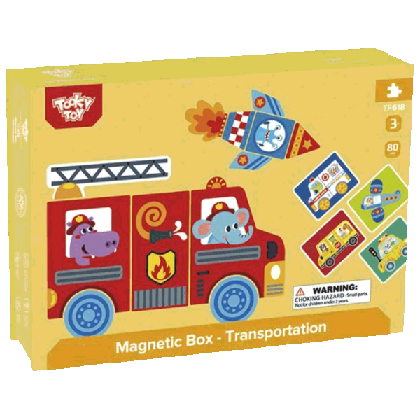 Puzzle Tooky Toy Vehicle 3+/ Количество деталей: 80 photo 1