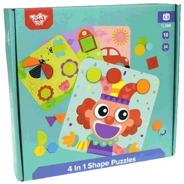 Puzzle Tooky Toy 57271 1.5+/ Количество деталей: 34 photo 1