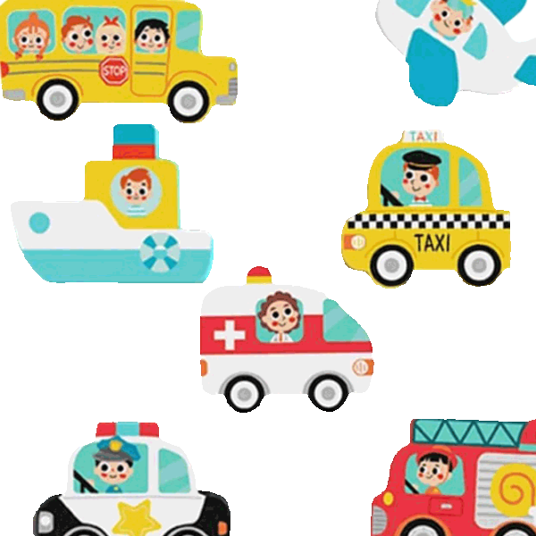 Puzzle Tooky Toy Transport 1+/ Numărul de piese: 7 photo 2