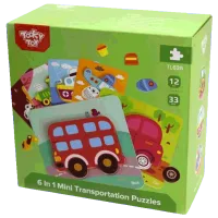 Puzzle Tooky Toy Transport 1+/ Количество деталей: 33