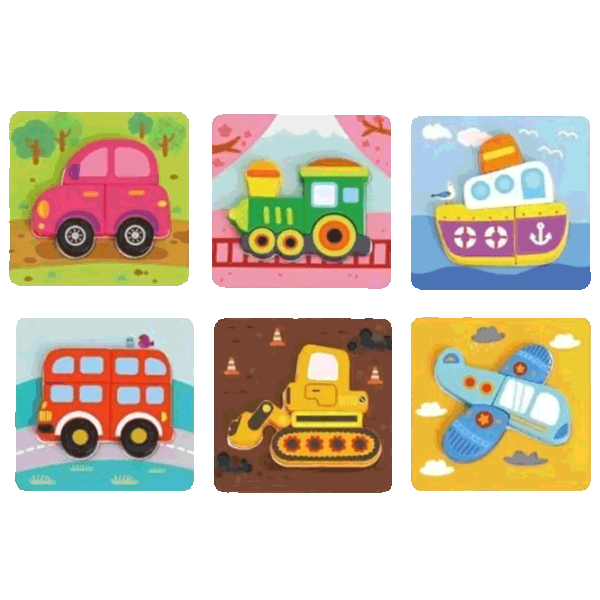Puzzle Tooky Toy Transport 1+/ Количество деталей: 33 photo 2