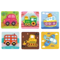 Puzzle Tooky Toy Transport 1+/ Количество деталей: 33 photo 2