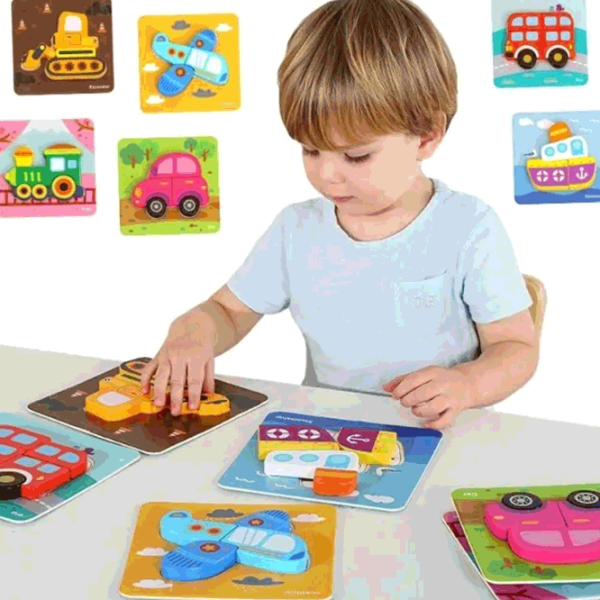 Puzzle Tooky Toy Transport 1+/ Количество деталей: 33 photo 3