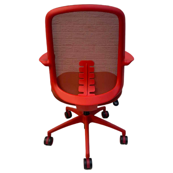 Fotoliu de birou ART Como-DHX2  Plasă acrilică/ Red Black photo 5