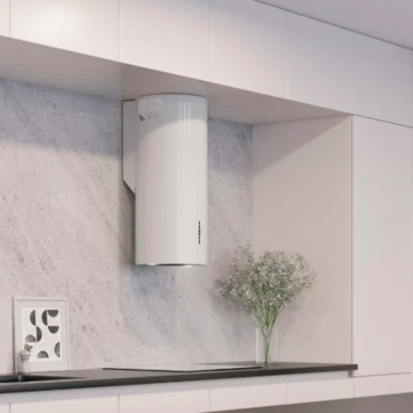 Hotă Backer Nona ELB W8035 Insulă/ White/ Gray photo 5