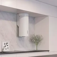 Hotă Backer Nona ELB W8035 Insulă/ White/ Gray photo 5
