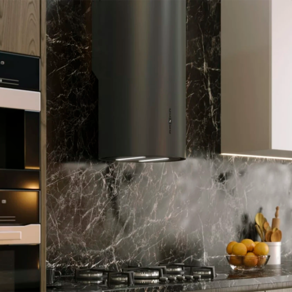 Hotă Backer Nona MLW W8039 Insulă/ Black/ Gray photo 3