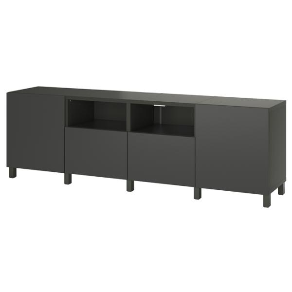 Тумба под телевизор Ikea Besta 74 x 240 x 42см / ДСП photo 1 Тумба под телевизор Ikea Besta 74 x 240 x 42см / ДСП photo 1