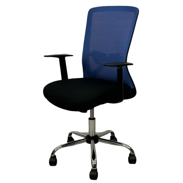 Офисное кресло ART Smart-215 OC Акриловая сетка/ Синий Черный photo 1 Офисное кресло ART Smart-215 OC Акриловая сетка/ Синий Черный photo 1