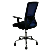 Офисное кресло ART Smart-215 OC Акриловая сетка/ Синий Черный photo 4
