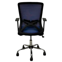 Офисное кресло ART Smart-215 OC Акриловая сетка/ Синий Черный photo 5