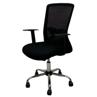 Fotoliu de birou ART Smart-215 OC  Plasă acrilică/ Black Chrome