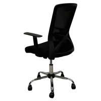 Офисное кресло ART Smart-215 OC Акриловая сетка/ Черный Хром photo 3