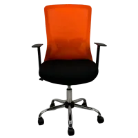 Офисное кресло ART Smart-215 OC Акриловая сетка/ Оранжевый Хром photo 2
