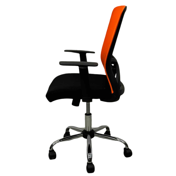 Офисное кресло ART Smart-215 OC Акриловая сетка/ Оранжевый Хром photo 3