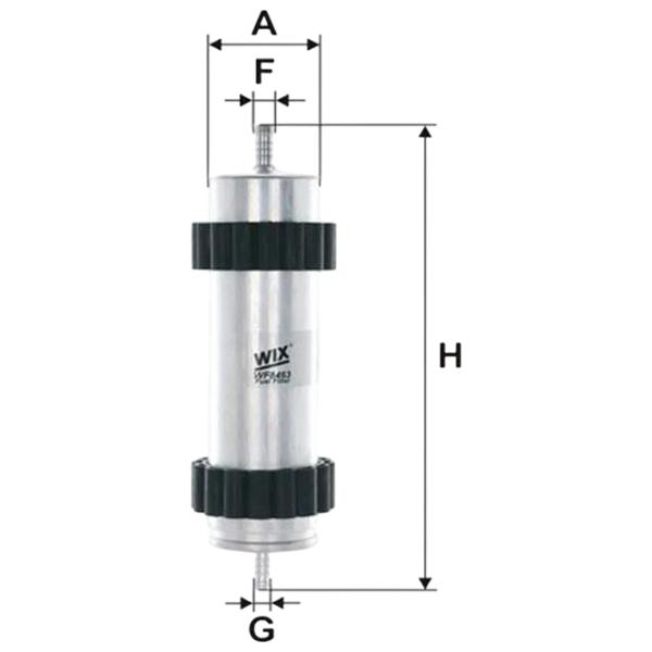 Топливный фильтр Wix Filters WX-WF8463 10 мм photo 2
