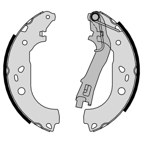 Тормозные колодки Brembo S 23 533 Задние / Барабанные photo 2 Тормозные колодки Brembo S 23 533 Задние / Барабанные photo 2