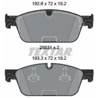 Тормозные колодки Textar 2553101 Передние / Дисковые photo 2