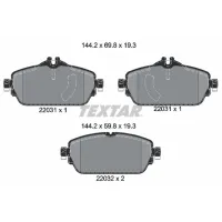 Тормозные колодки Textar 2203101 Передние / Дисковые photo 2