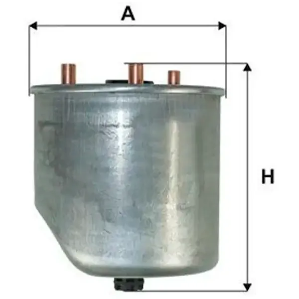 Filtru combustibil Wix Filters WX-WF8462 96 mm photo 2 Filtru combustibil Wix Filters WX-WF8462 96 mm photo 2
