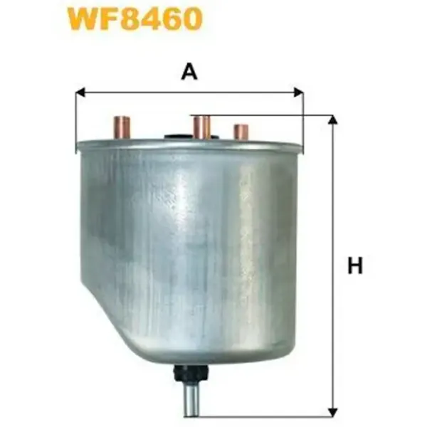 Filtru combustibil Wix Filters WX-WF8460 96 mm photo 2 Filtru combustibil Wix Filters WX-WF8460 96 mm photo 2