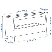Taburetă Ikea Perjohan Natural photo 7