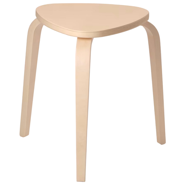 Taburetă Ikea Kyrre Lemn natural photo 2