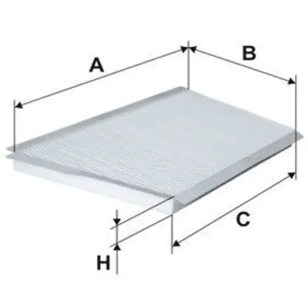 Фильтр салона Wix WX-WP9102  photo 1