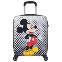 Чемодан American Tourister Disney Legends 36л/ Mickey Mouse Polka Dot Белый