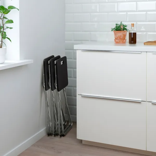 Табурет Ikea Gunde Черный photo 4