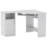Офисный стол KompaniT СК "СУ-14" ДСП/ Белый